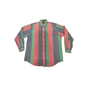 Vintage 90s Large Ralph Lauren Boy Scouts Label Chaps Color Block Red/Green/Blue